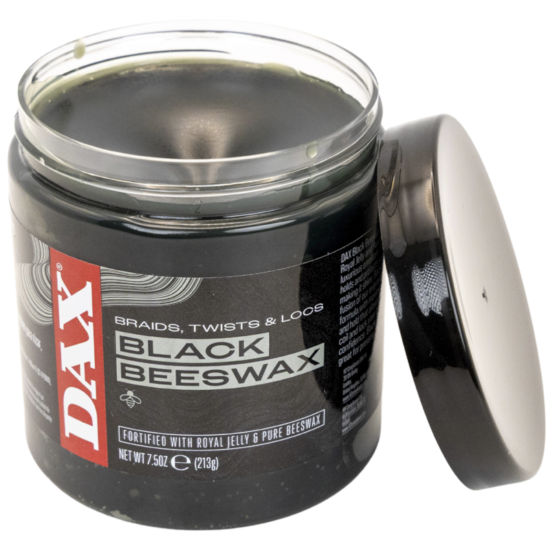 DAX Black Beeswax Hair Styling Wax – Royal Jelly & Pure Beeswax Strong Hold for Braids, Locs & Natural Hair