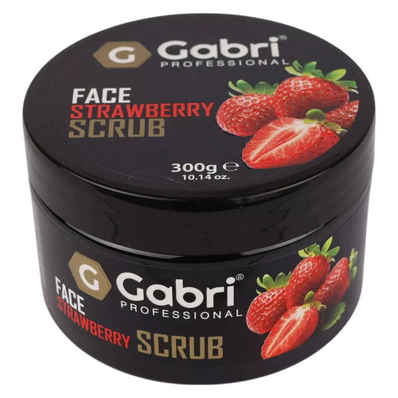 Gabri Professional Strawberry Face Scrub 300ml – Deep Exfoliating & Brightening Facial Cleanser