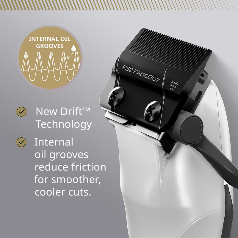 Wahl 5 Star Vapor CE Championship Edition Cordless Clipper | 8,000 RPM | F32 Fadeout™ Blade