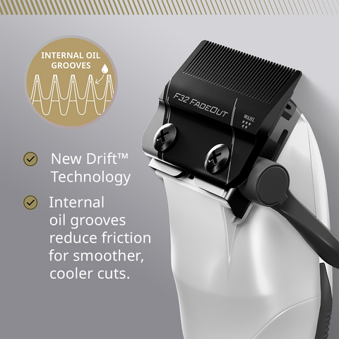 Wahl 5 Star Vapor CE Championship Edition Cordless Clipper | 8,000 RPM | F32 Fadeout™ Blade