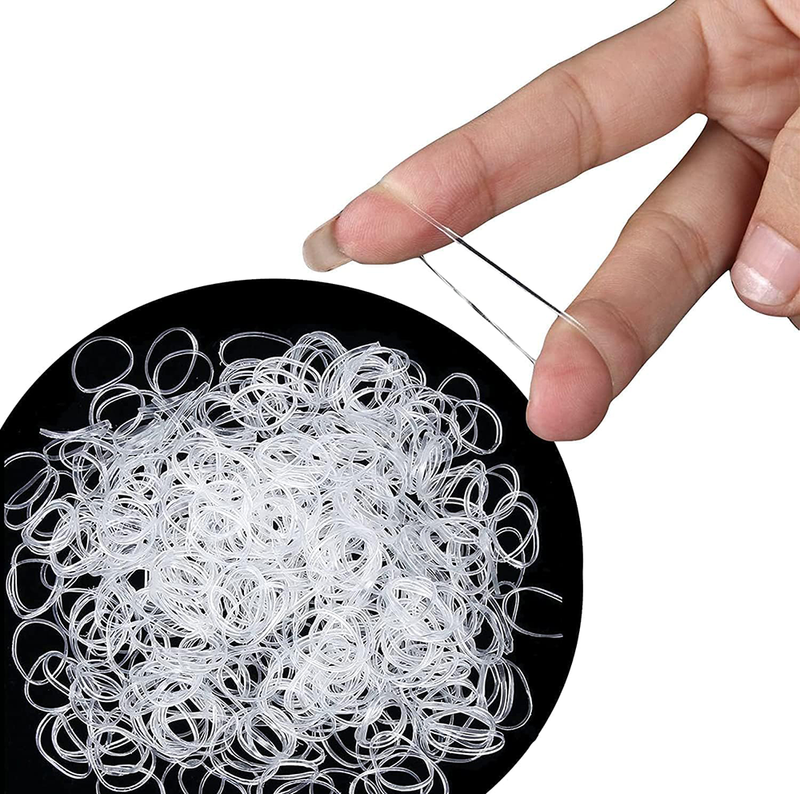 Head Gear Clear Elastic Bobbles