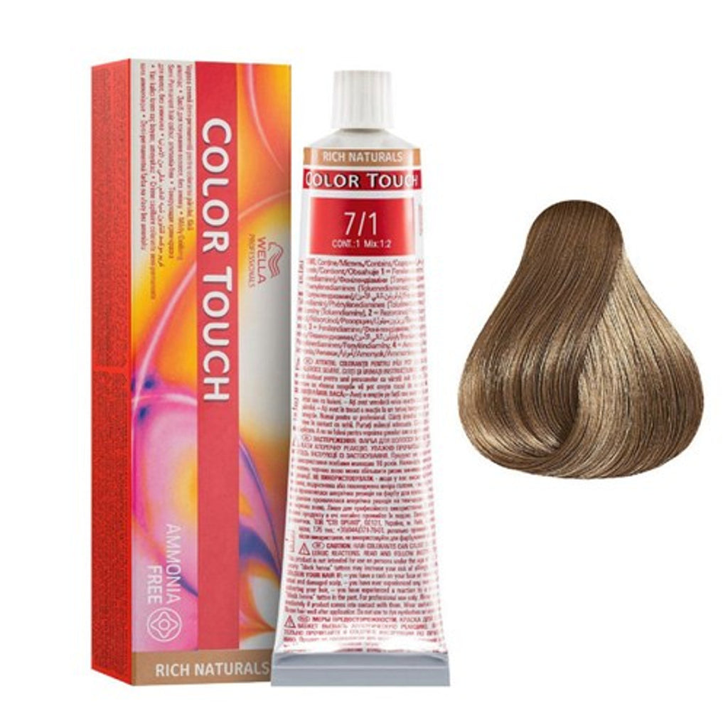 Wella Color Touch 60ml – Ammonia-Free Demi-Permanent Hair Color with Up to 70% Grey Coverage