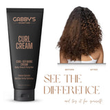 Gabby's Signature Curl Defining Cream 250ml – Anti-Frizz Hydrating Curl Cream for Curly & Wavy Hair