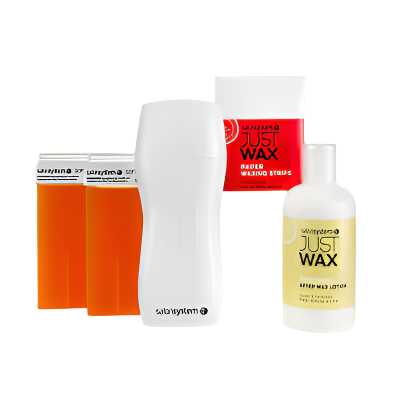 Salon System Just Wax Portable Roller Hair Removal Waxing Kit