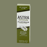 Astra Superior Platinum Double Edge Razor Blades Green 5x20