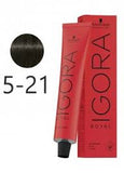 Schwarzkopf Professional Igora Royal Ashy Cedar Permanent Hair Colour - 5-21 60ml