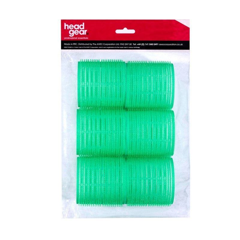 Head Gear Large Green Rollers