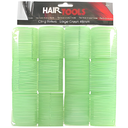 HairTools Cling Rollers-Large Green 48mm 12pk