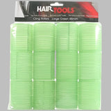 HairTools Cling Rollers-Large Green 48mm 12pk