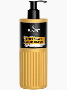 SINEP Aftershave Cream Cologne Gold – Premium Amber & Citrus Fragrance 400 ml