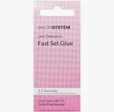Salon System Marvelash Fast Set Glue 5g – Fast-Drying, Black, Water-Resistant Eyelash Adhesive