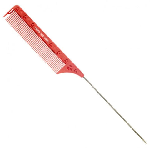 Head Jog Metal Pintail Comb (Red)