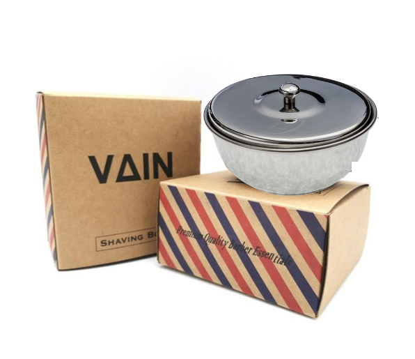 Vain Shaving Bowl with Lid