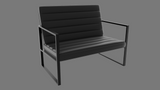 Dante - Hairdresser Barber Waiting Bench - Salon's Furniture