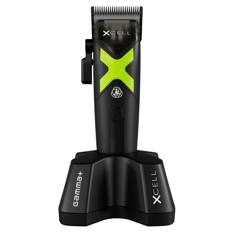 Gamma+ XCell Professional Cordless Clipper – 11,500 RPM IN2 Vector Motor, Echo DLC Blade, USB‑C, 3 hr Runtime