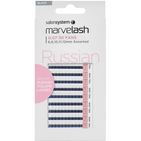 Salonsystem Marvelash Russian Lashes : Double Layer & 0.07 3D Fans & 6D Fans Assorted