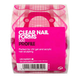 SALONSYSTEM Clear Nail Forms 500