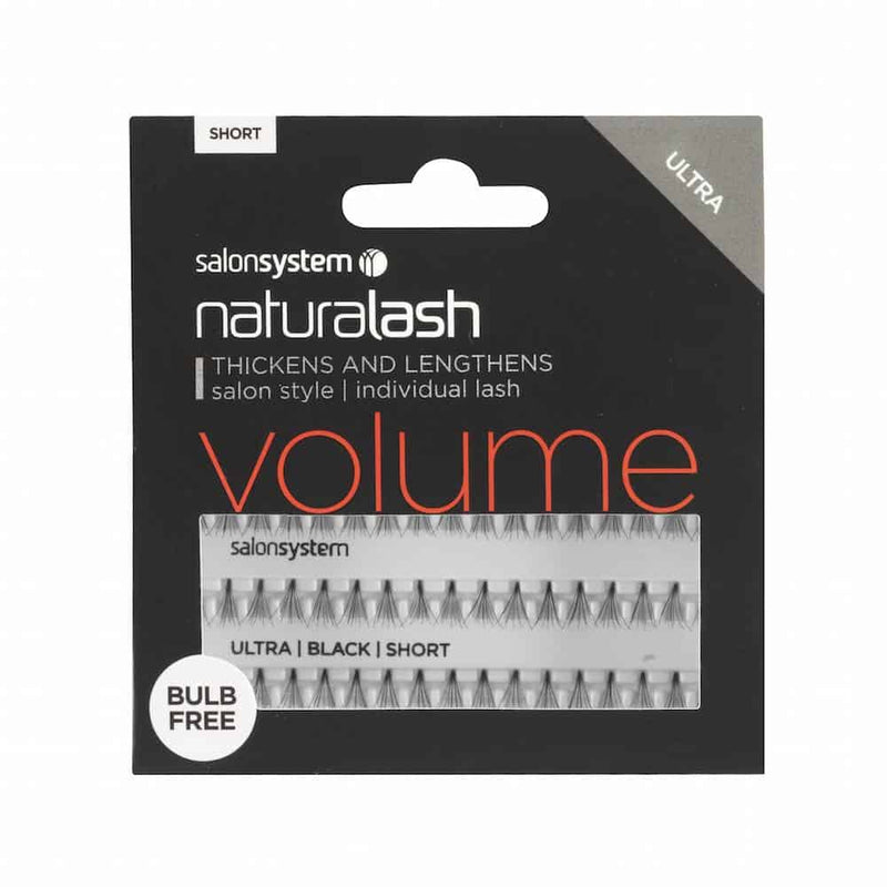 SALONSYSTEM Natralash Bulb-free Individual Lashes Black Medium - Extra Volume Lashes