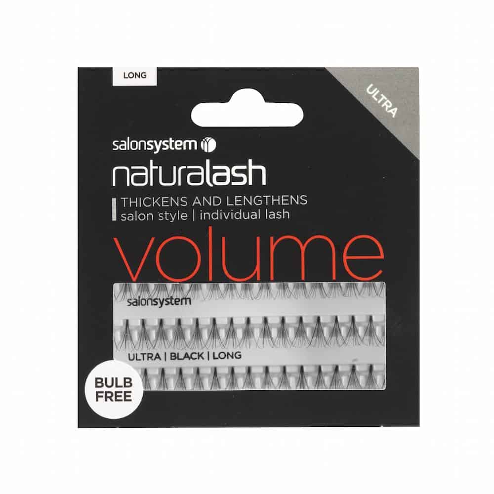 SALONSYSTEM Natralash Bulb-free Individual Lashes Black Medium - Extra Volume Lashes