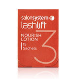 SALONSYSTEM Lashlift Nourish Lotion Step 3 Perming 15 Sachets