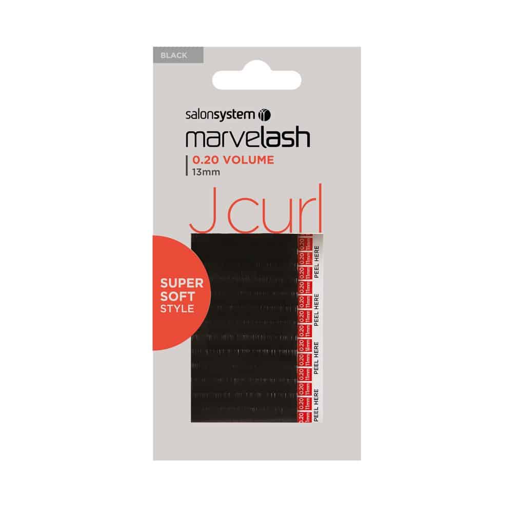 Salonsystem Marvelash: J Curl Lashes 0.20 Super Soft, Assorted