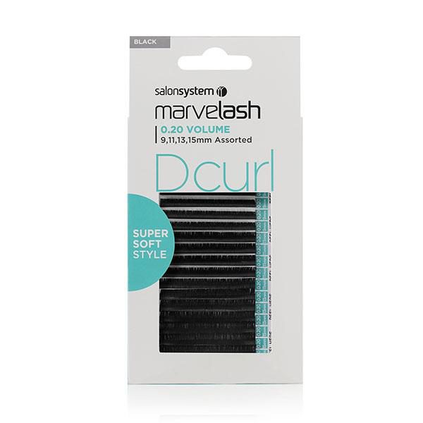 Salonsystem Marvelash D Curl Lashes: 0.07 Extra Fine & 0.20 Volume Assorted Length