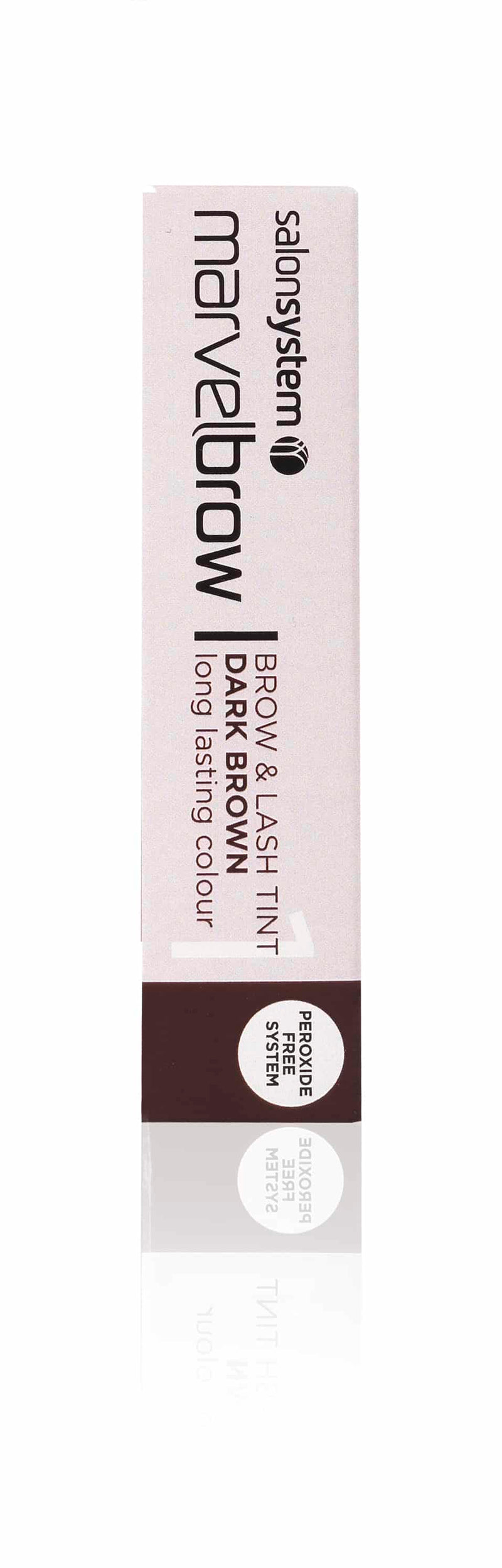 SalonSystem MarvelBrow Brow & Lash Tint – Dark Brown Peroxide-Free 15ml | Professional Tint