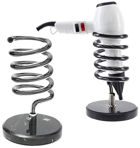 Spiral desk mounted dryer holder