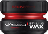 VASSO ® PRO-AQUA RESIST Hair Styling Wax Water Based Gel Wax Hair Wax Extra Strong
