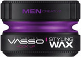 VASSO ® PRO-AQUA HOOK UP Hair Styling Wax Water Based Gel Wax Hair Wax