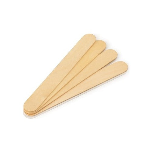 Wax Sticks for Hair Removal,Waxing Sticks,Wax Spatulas Straight Body Waxing  Applicator Sticks with Wooden Handle for Hair Removal 