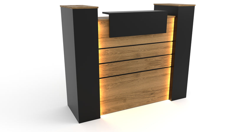 Jadon - Hairdresser Barber Reception Desk - Salon's Furniture