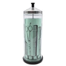 Barber and Hairdresser  Disinfecting Jar