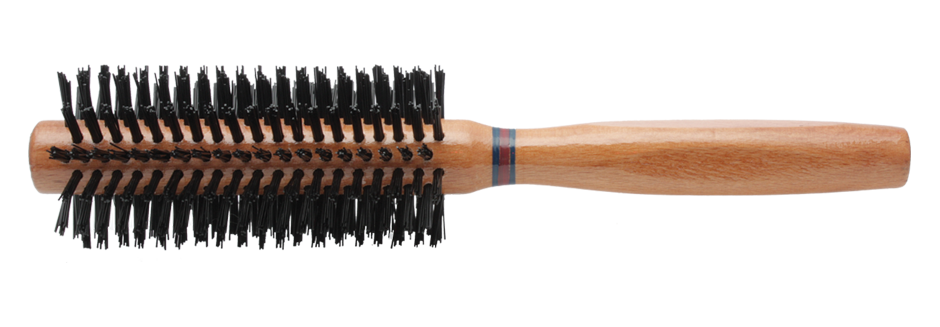 Elsa Natural Wooden Round Hair Brush