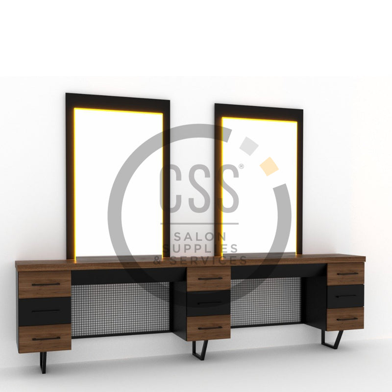 Diamond -2x Hairdressers Station - Salon's Furniture