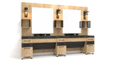 Festival - Double Barber Unit - Barber's Furniture