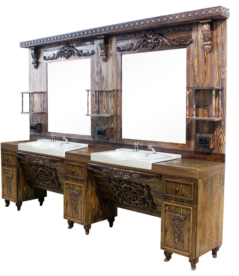 Ottoman Quality Barber Unit Station