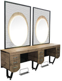Thunder - Double Hairdressers Station - Salon's Furniture