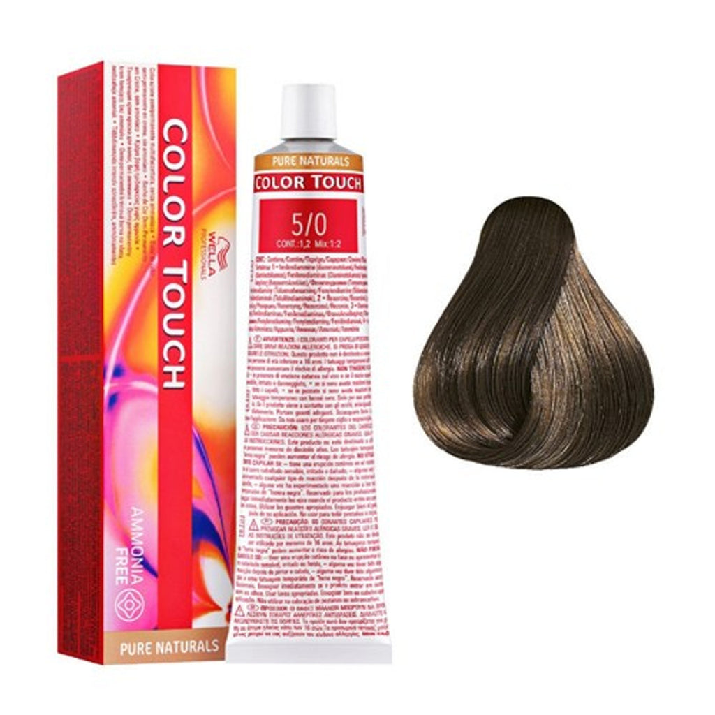 Wella Color Touch 60ml – Ammonia-Free Demi-Permanent Hair Color with Up to 70% Grey Coverage