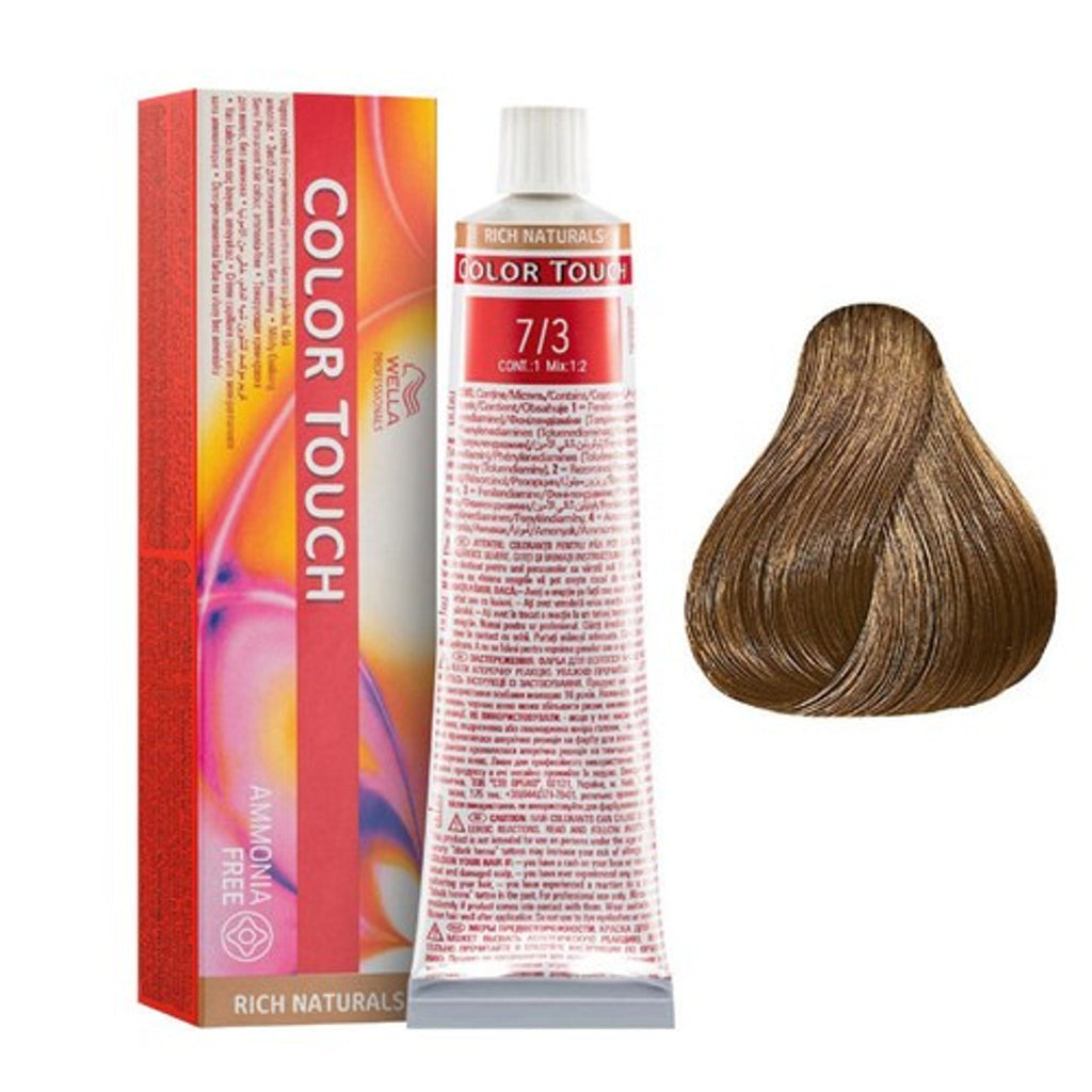 Wella Color Touch 60ml – Ammonia-Free Demi-Permanent Hair Color with Up to 70% Grey Coverage