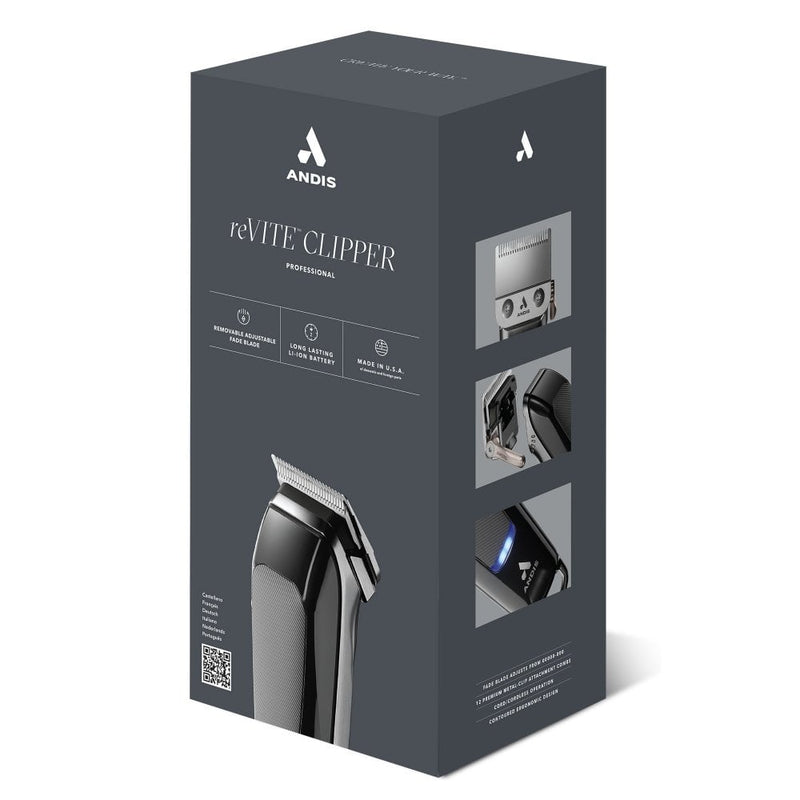 andis revite clipper with fade blade p17689