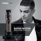 BaBylissPro Skeleton Trimmer with Stand – High-Torque Metal Skeleton Design