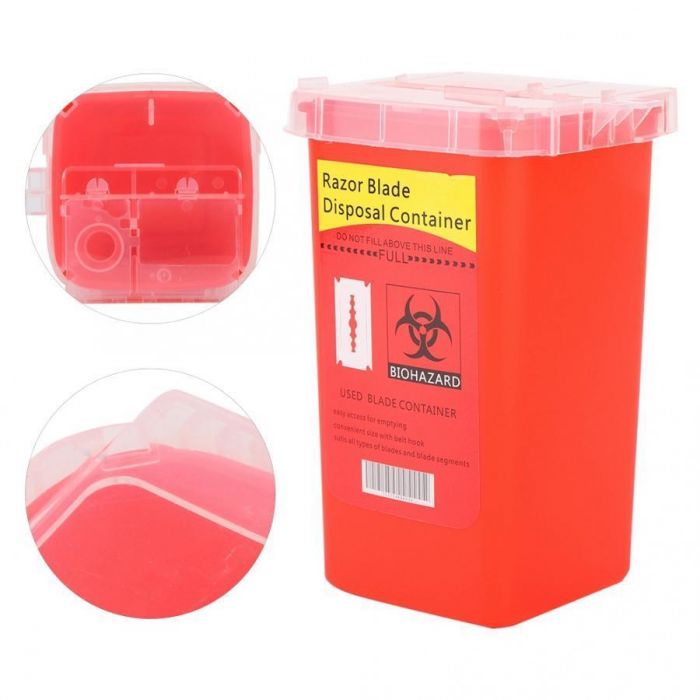 VAIN - Razor Blade and Sharps Disposal Container Dispenser Case