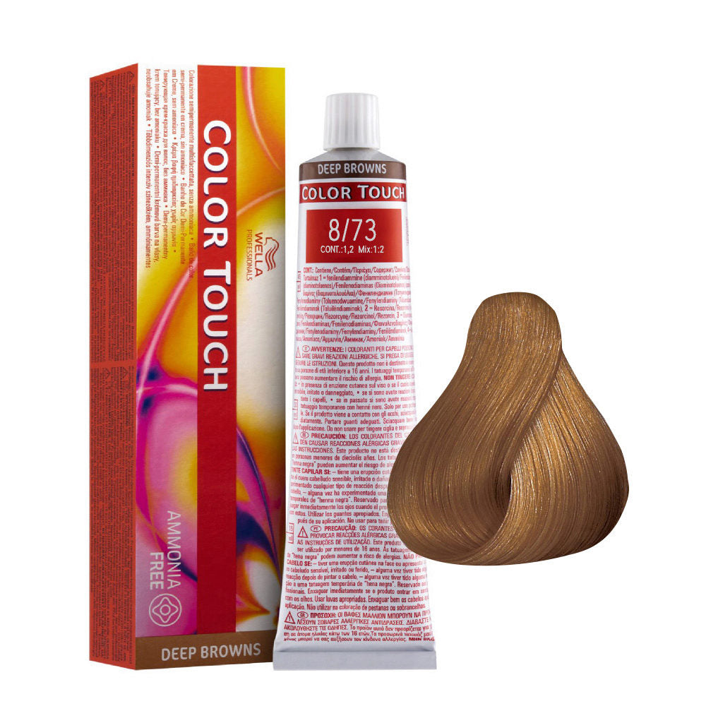Wella Color Touch 60ml – Ammonia-Free Demi-Permanent Hair Color with Up to 70% Grey Coverage