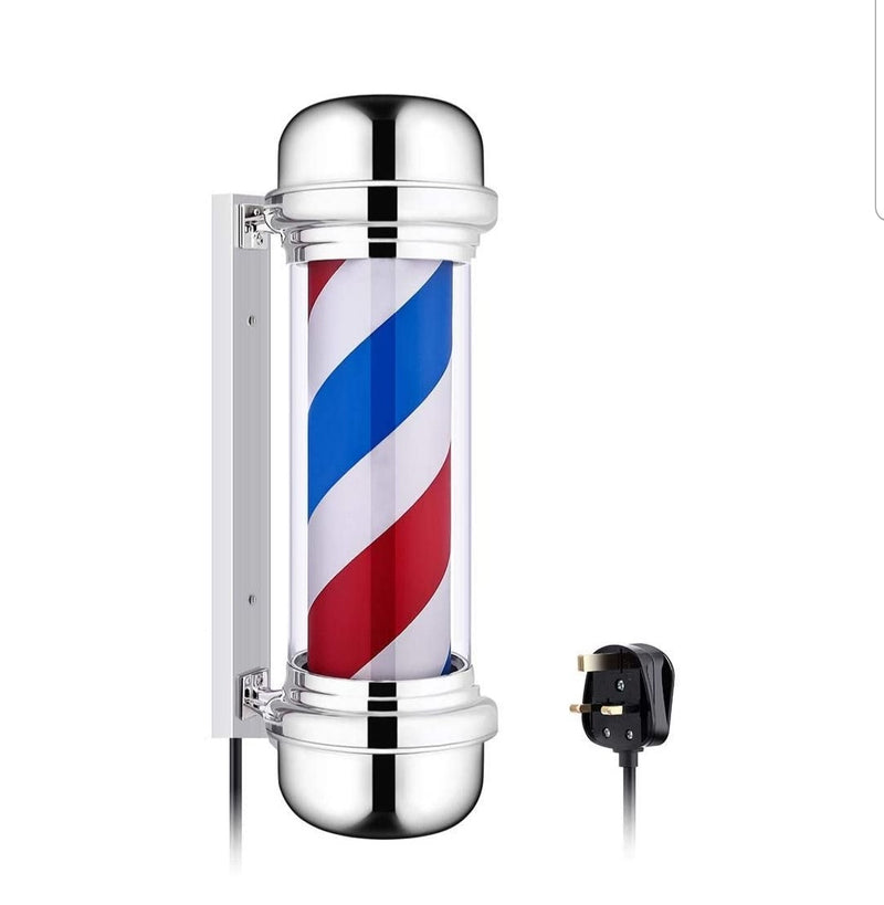 Twist Barber Pole Silver