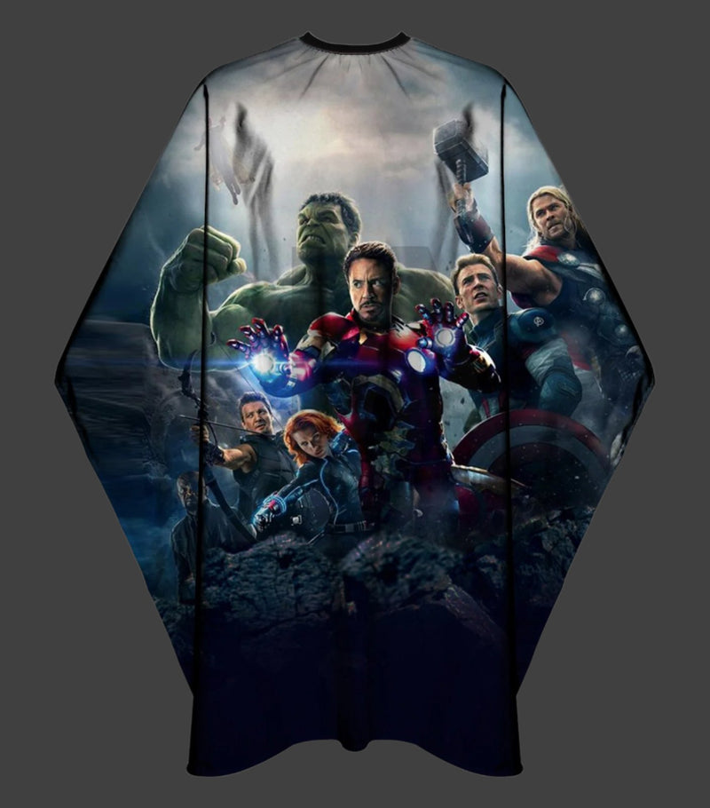 Kids Hair Cutting Apron - Professional Avengers Unisex Kids Gown