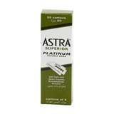 Astra Superior Platinum Double Edge Razor Blades Green 5x20
