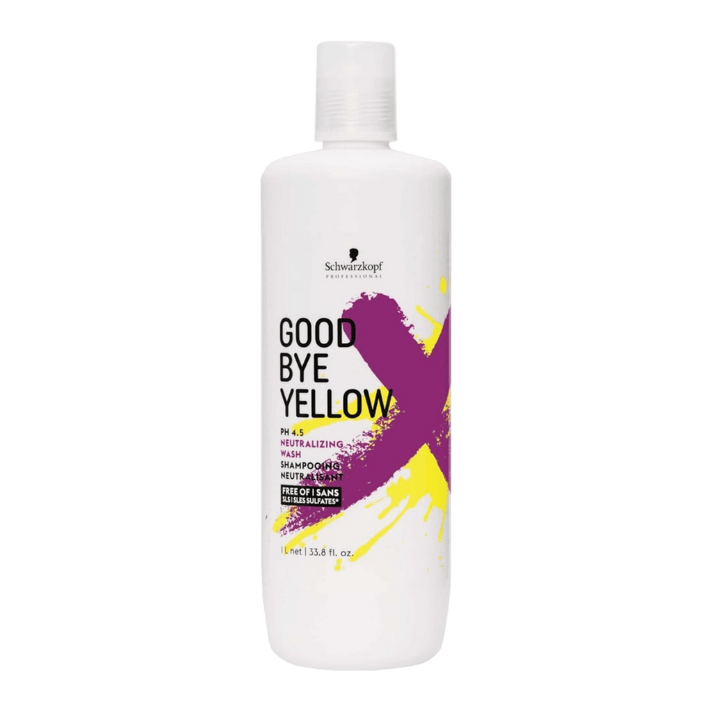 Schwarzkopf Good Bye Yellow PH 4.5 Neutralizing Wash Shampoo 1000mL