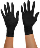 Black Vinyl Disposable Gloves (100 per Box)